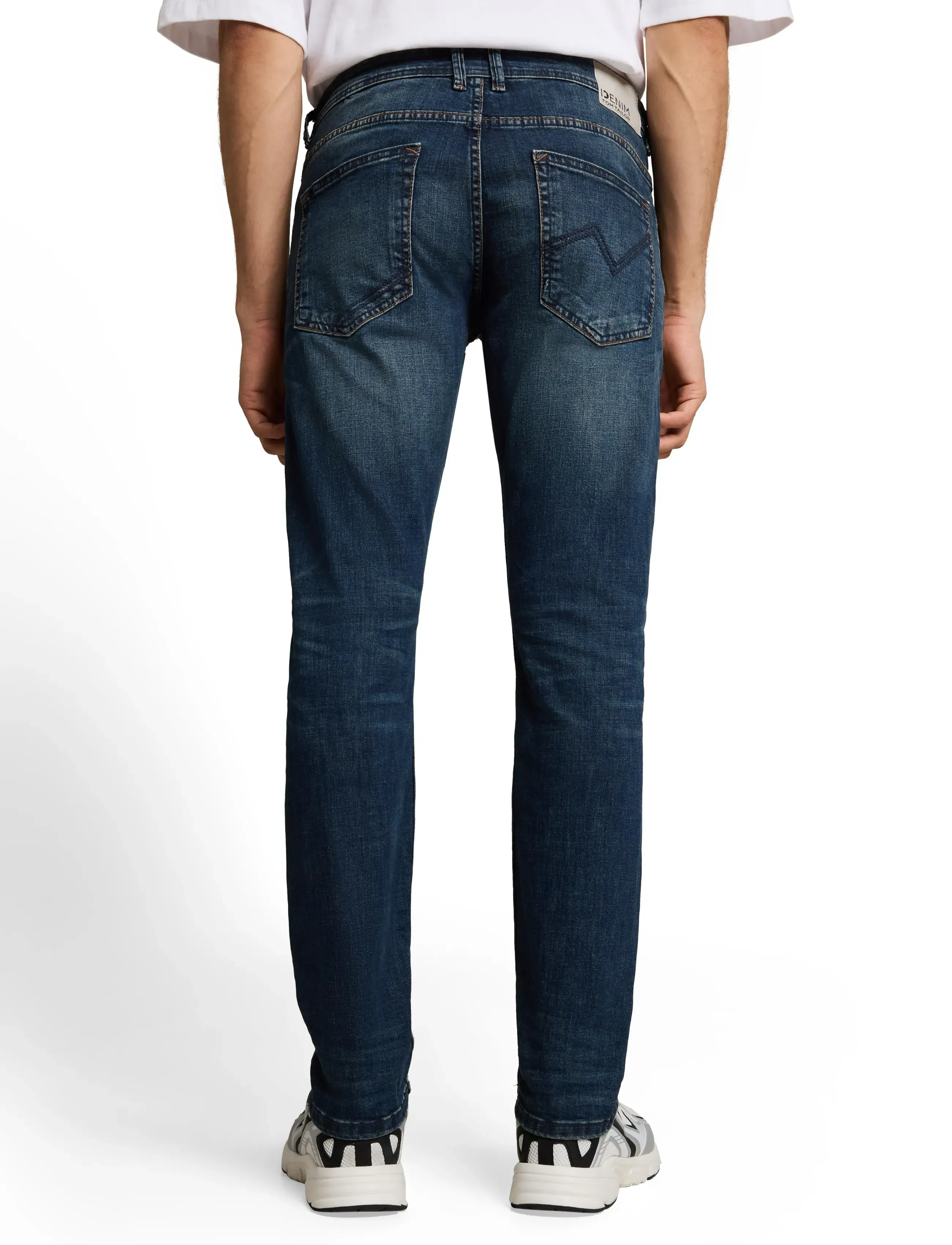 Tom Tailor - slim PIERS b - hosen & jeans - dark stone wash denim - 3