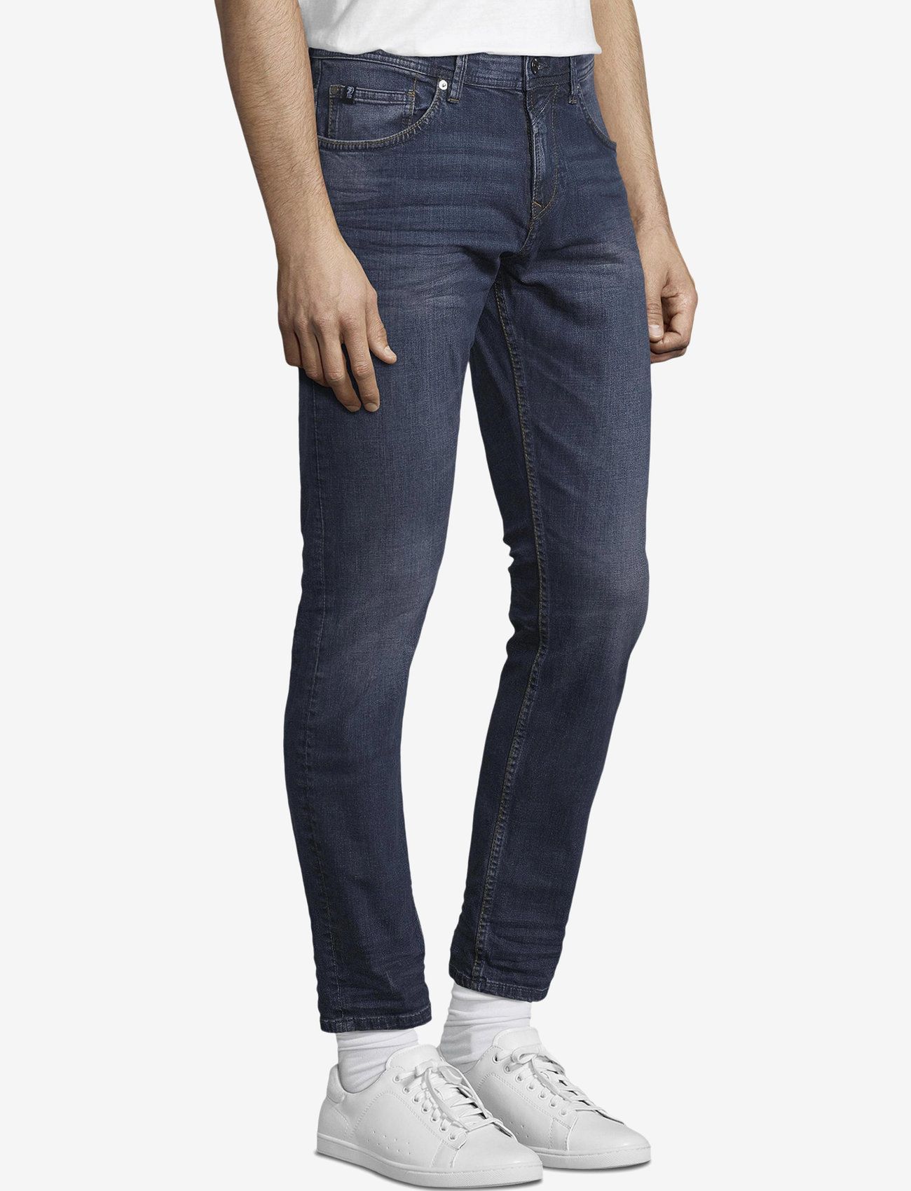 Tom Tailor - slim PIERS blue denim - hosen & jeans - dark stone wash denim - 3