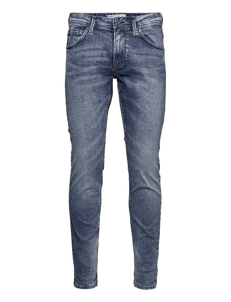 Tom Tailor - slim PIERS b - slim-fit jeans - light stone wash denim - 1
