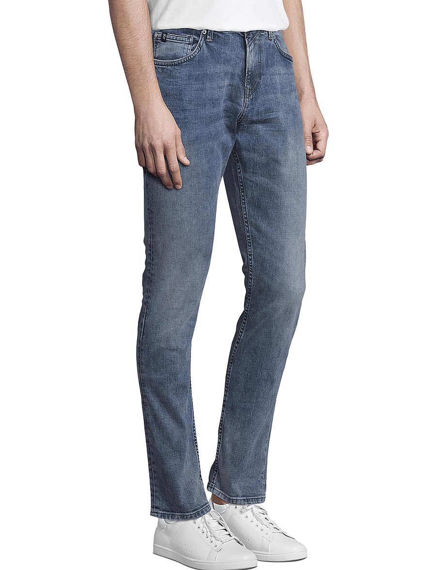 Tom Tailor - slim PIERS b - slim-fit jeans - light stone wash denim - 3