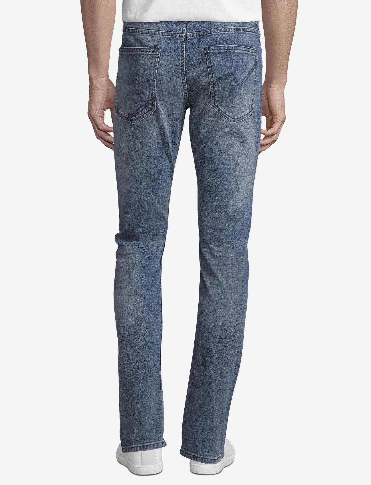 Tom Tailor - slim PIERS blue denim - slim jeans - light stone wash denim - 4