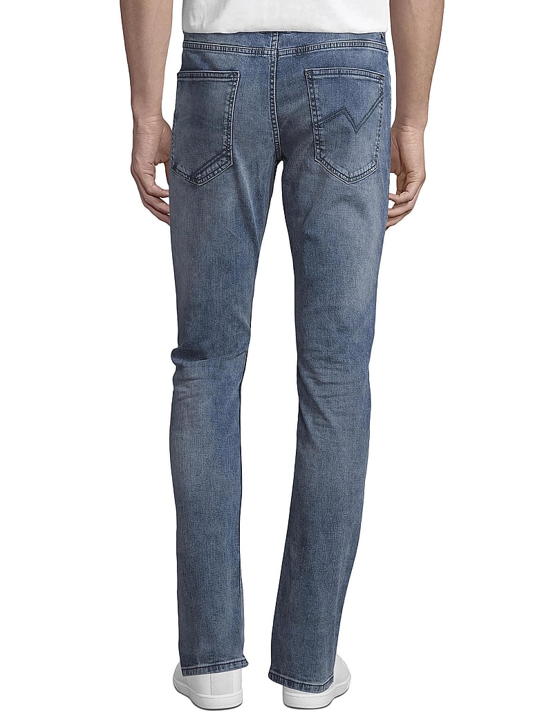 Tom Tailor - slim PIERS blue denim - slim jeans - light stone wash denim - 4