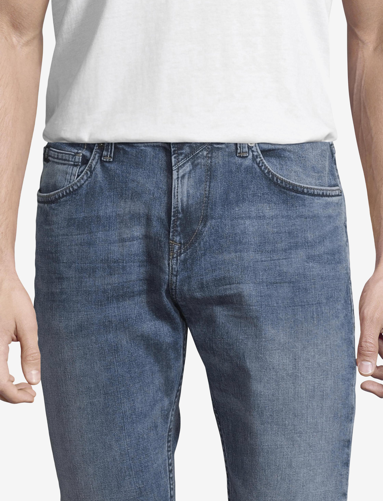 Tom Tailor - slim PIERS blue denim - slim jeans - light stone wash denim - 5