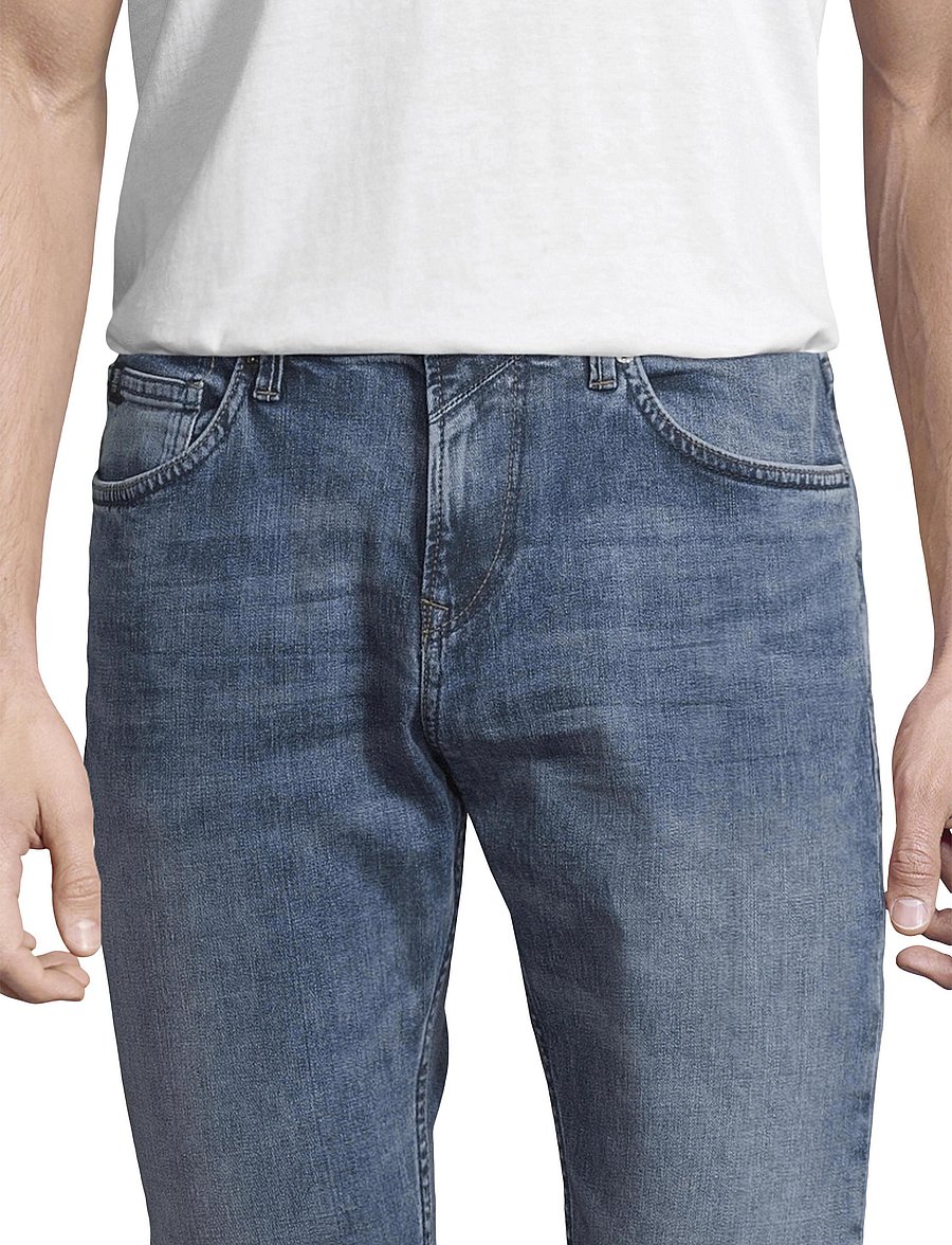 Tom Tailor - slim PIERS b - slim-fit jeans - light stone wash denim - 5