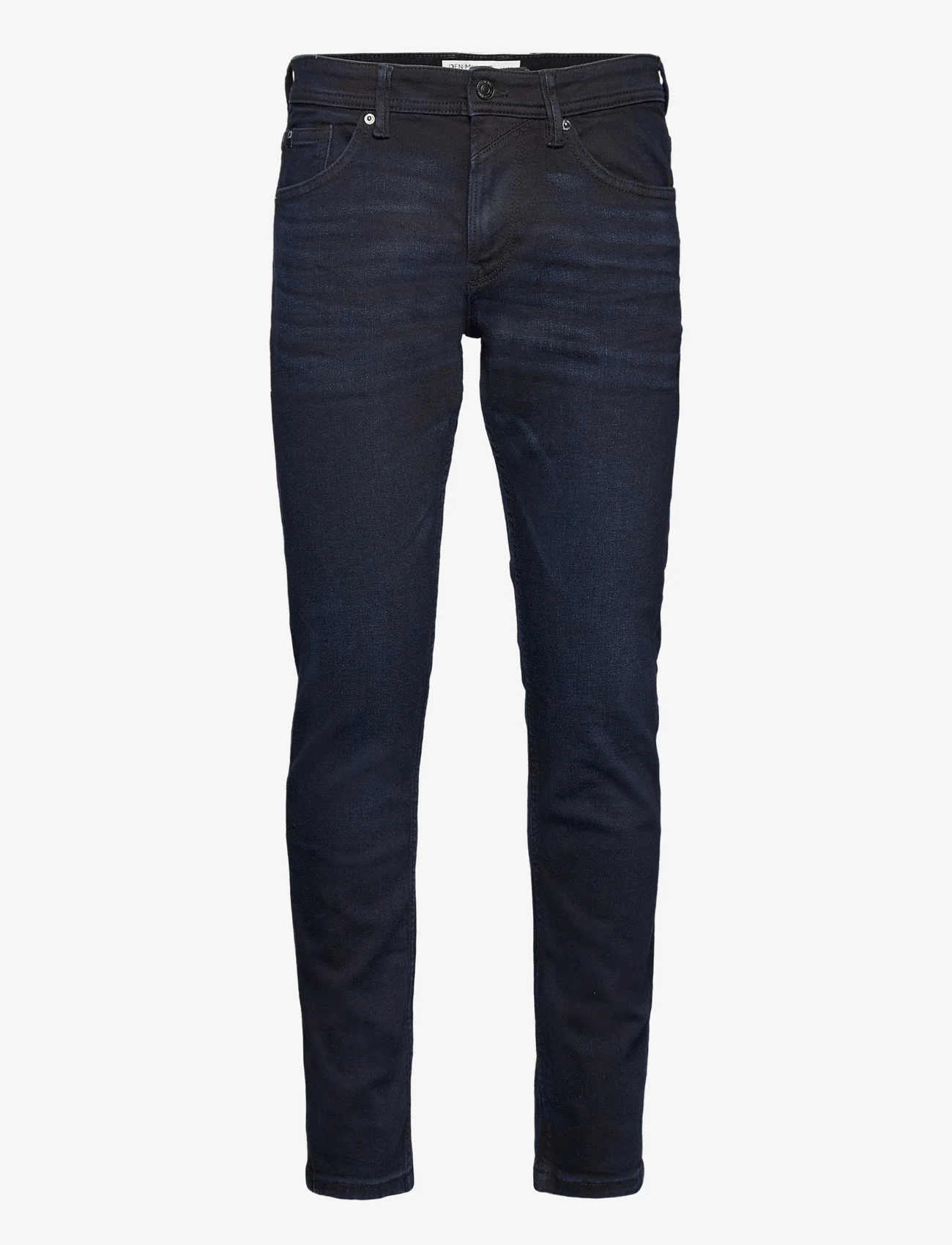 Tom Tailor - slim PIERS blue black denim - slim jeans - blue black denim - 0