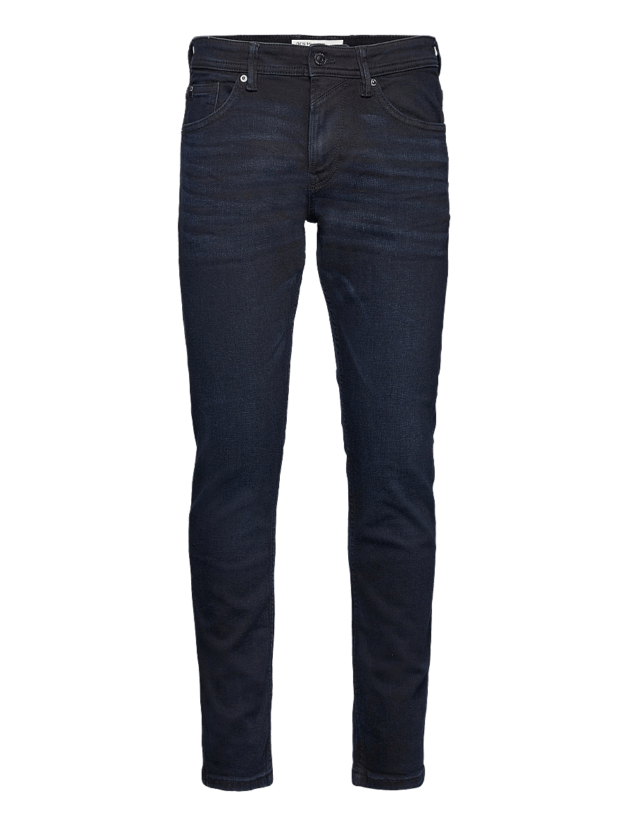 Tom Tailor - slim PIERS blue black denim - slim jeans - blue black denim - 1