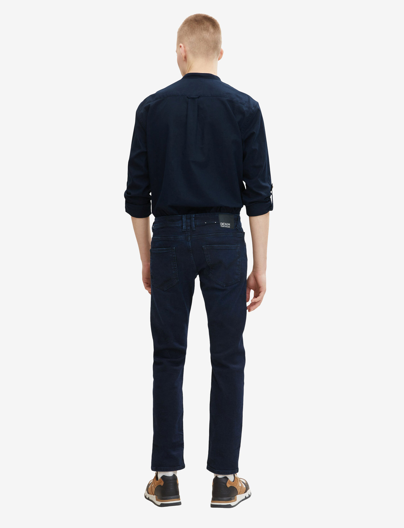 Tom Tailor - slim PIERS blue black denim - efterårstøj - blue black denim - 3