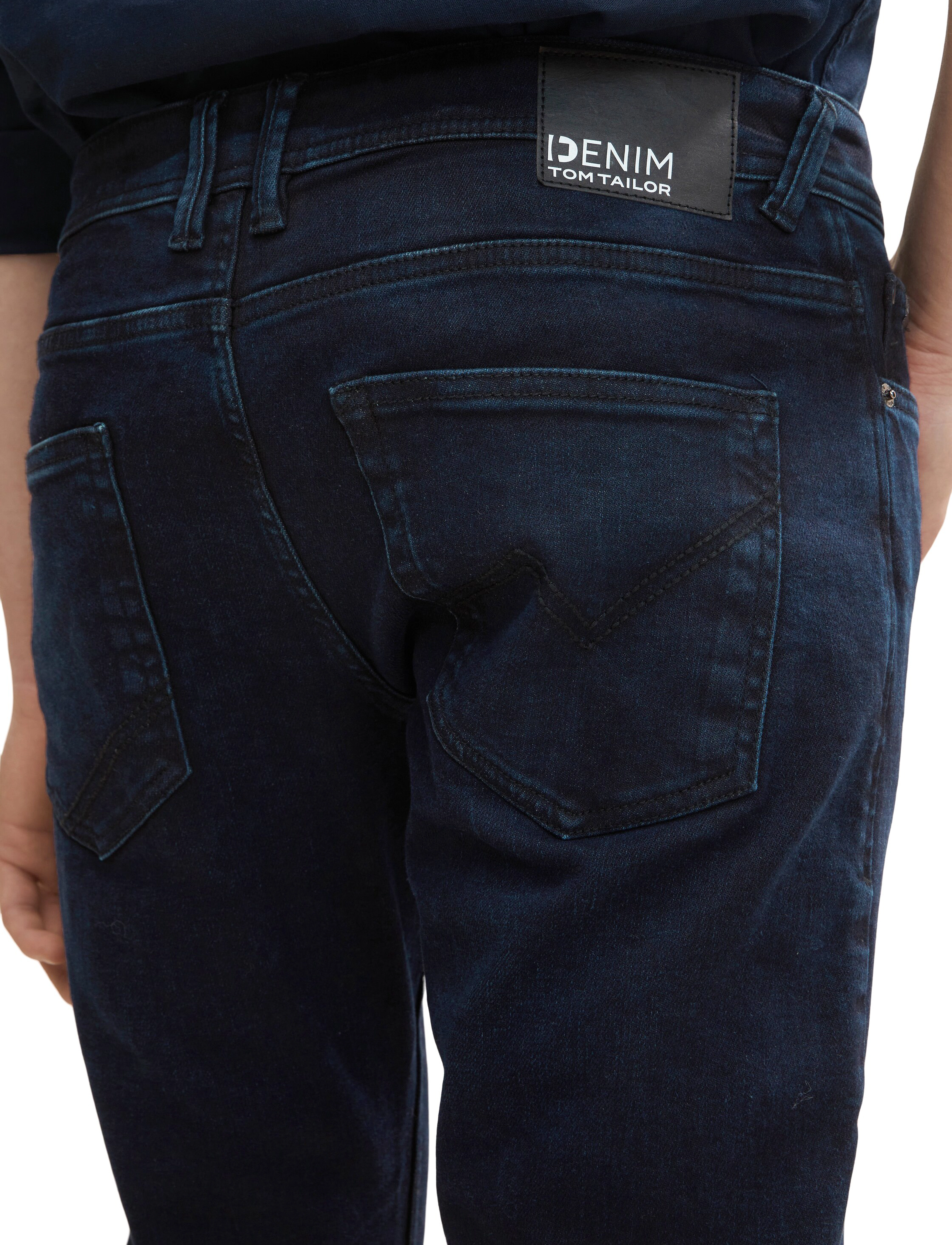 Tom Tailor - slim PIERS blue black denim - heren - blue black denim - 5