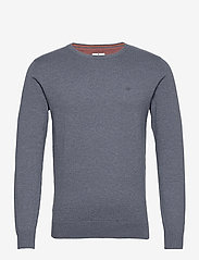 Tom Tailor - basic crew neck sweater - najniższe ceny - vintage indigo blue melange - 0