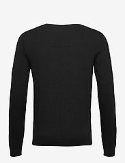 Tom Tailor - basic crew neck sweater - alhaisimmat hinnat - black - 1