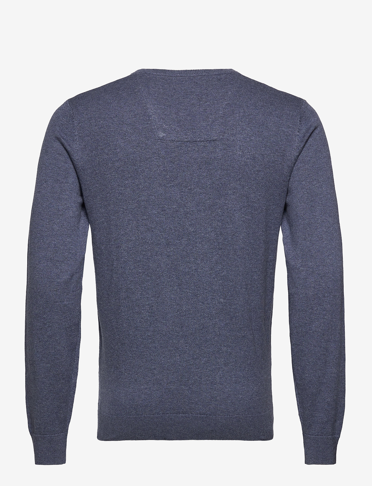 Tom Tailor - basic v neck sweater - zemākās cenas - vintage indigo blue melange - 1
