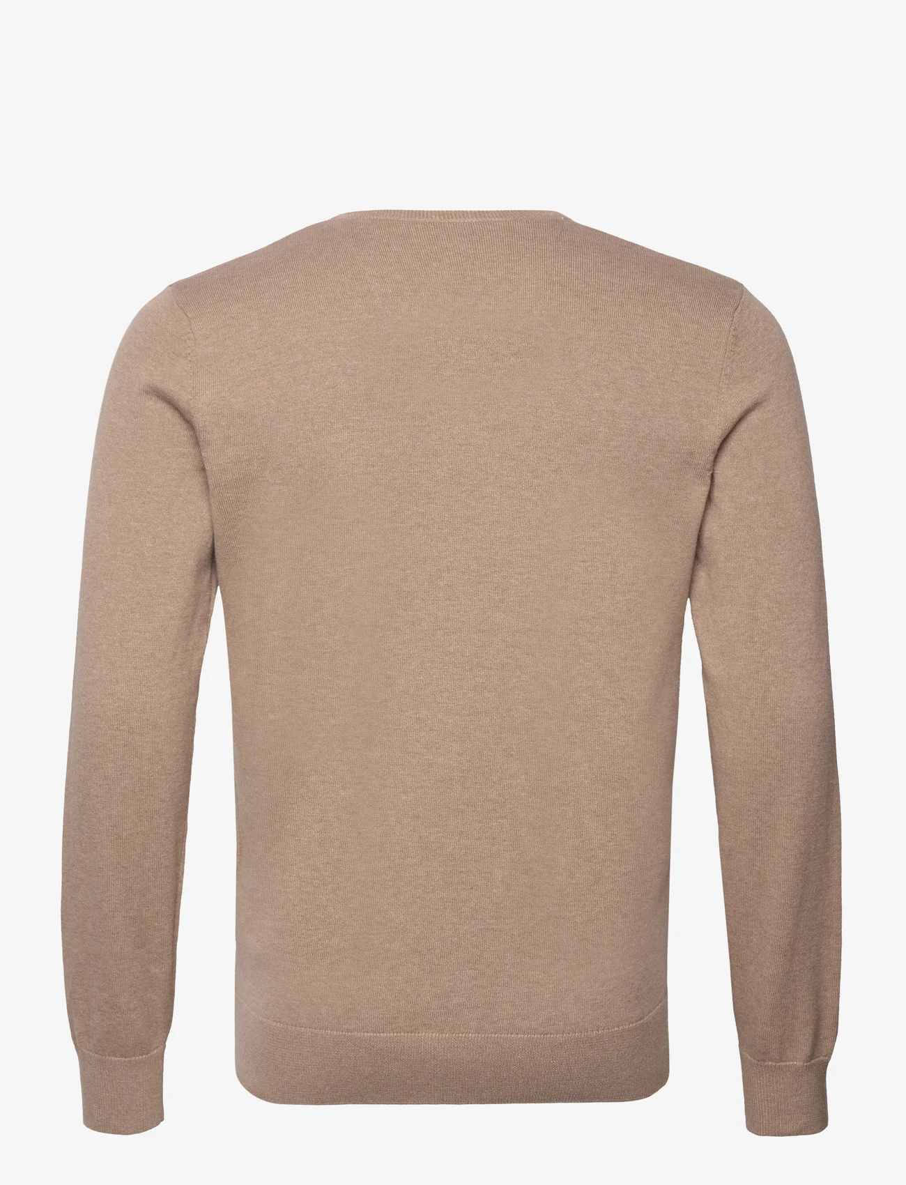 Tom Tailor - basic v neck sweater - alhaisimmat hinnat - hazel brown melange - 1