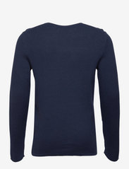 Tom Tailor - zigzag structured crewneck - basic knitwear - sky captain blue non-solid - 1