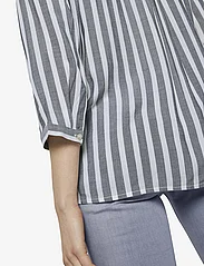 Tom Tailor - blouse striped - langærmede bluser - offwhite navy vertical stripe - 4