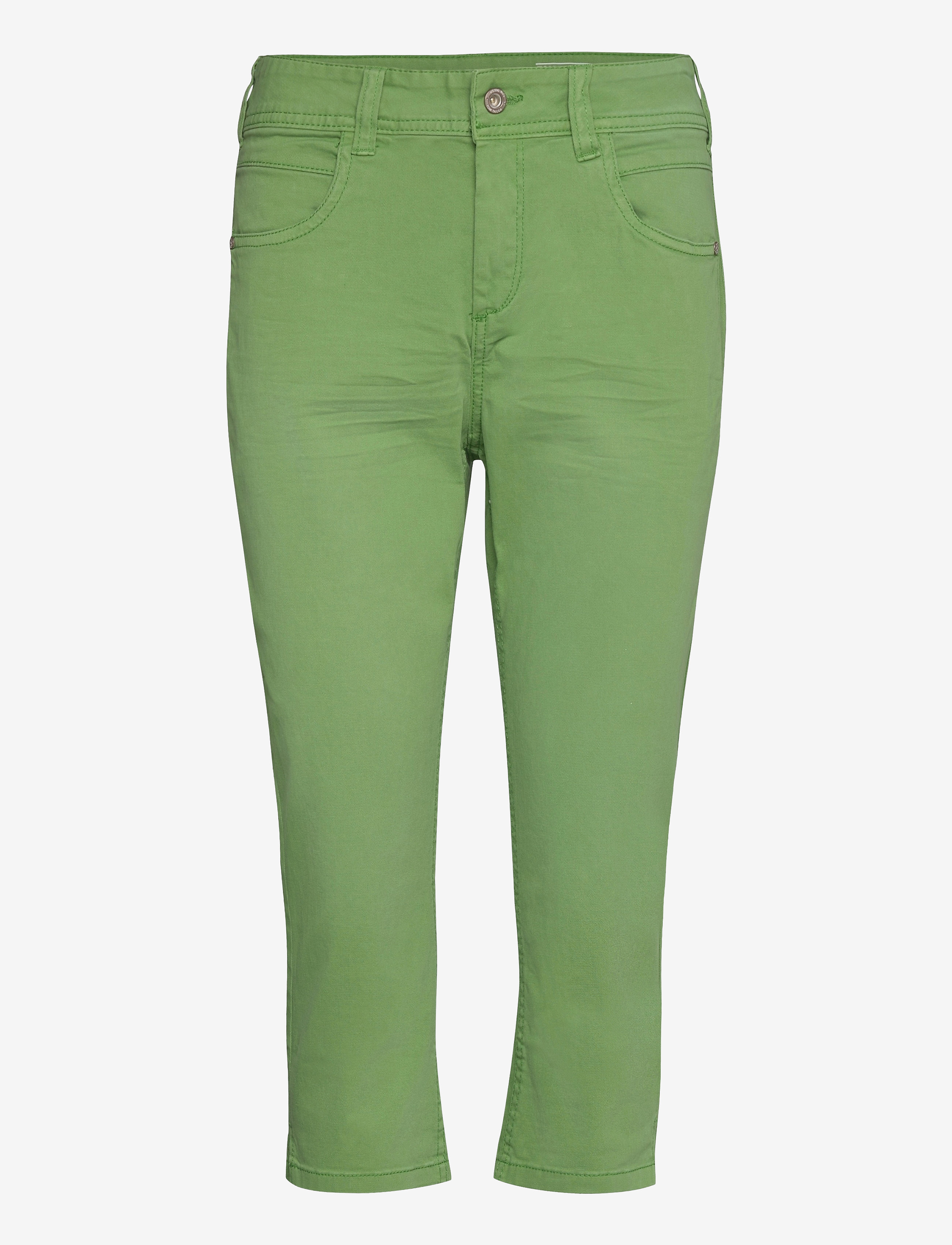 slim capri denim Kate - SUNDRIED TURF GREEN