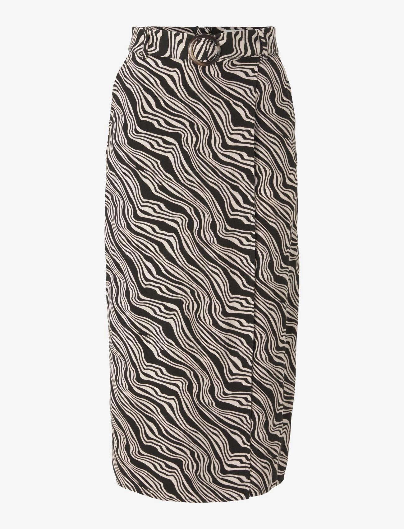 TOM TAILOR Rock With With Wrap Detail Schwarz - 36 - Damen