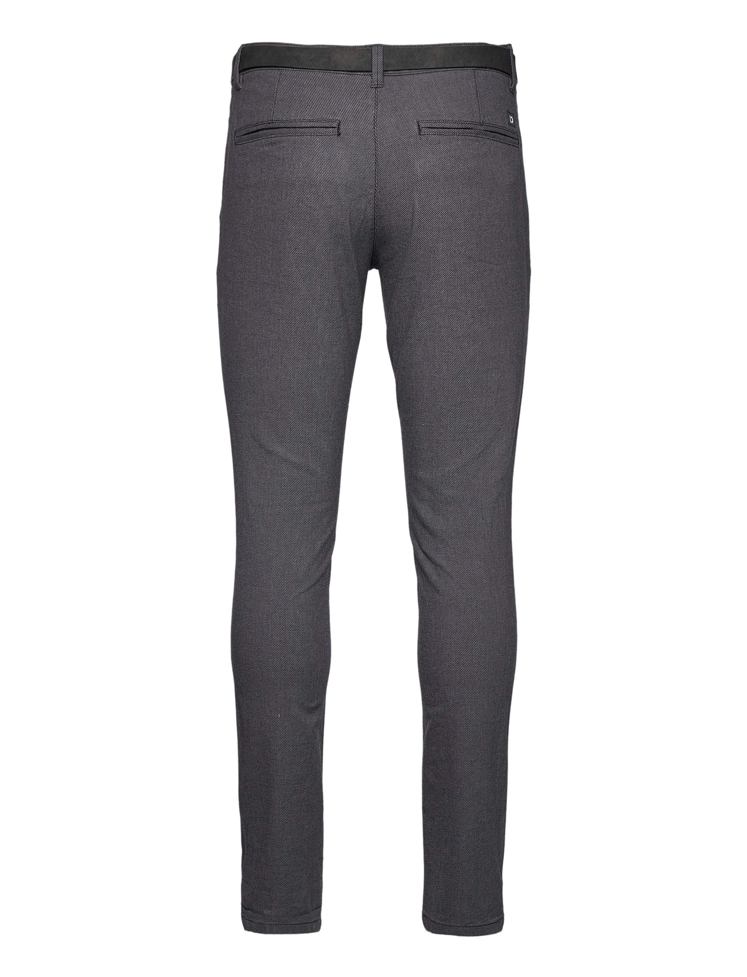Tom Tailor - structured straight chino - män - anthra dobby yarn dye - 2