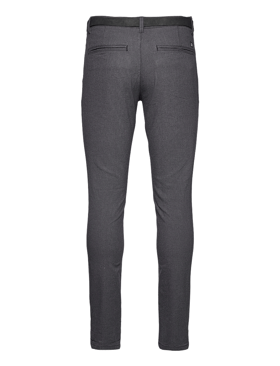 Tom Tailor - structured straight chino - chinos - anthra dobby yarn dye - 2