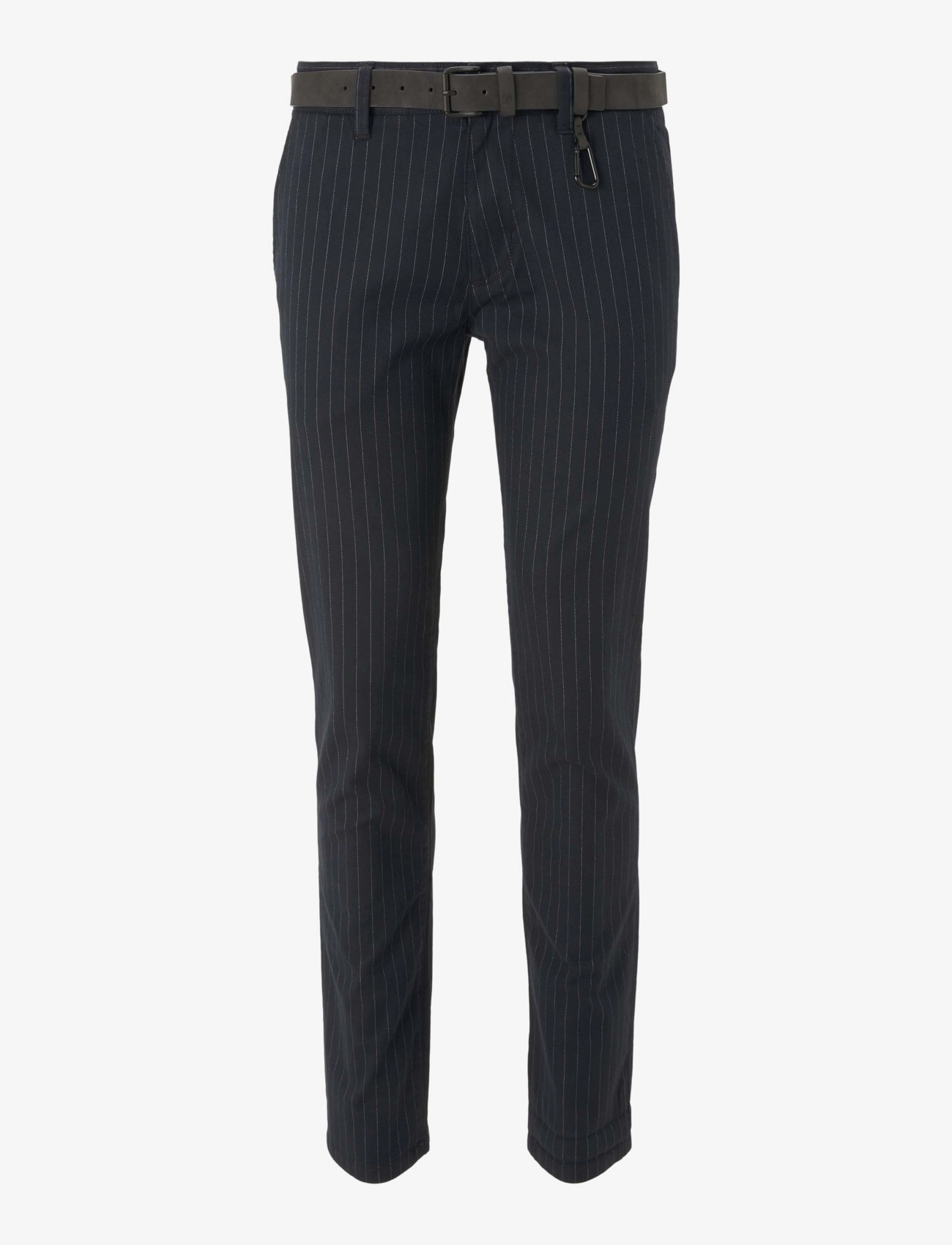 Tom Tailor structured straight chino - Kleidung - NAVY DOBBY YARN DYE / navy