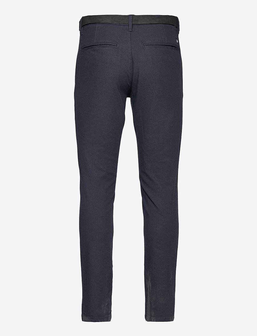 Tom Tailor - structured straight chino - chinos - navy dobby yarn dye - 2