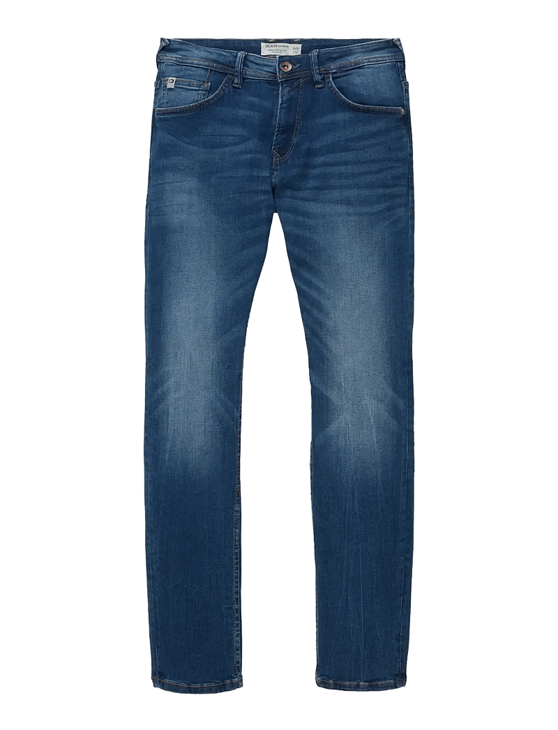 Tom Tailor - slim PIERS blue soft stretch - slim jeans - used mid stone blue denim - 1