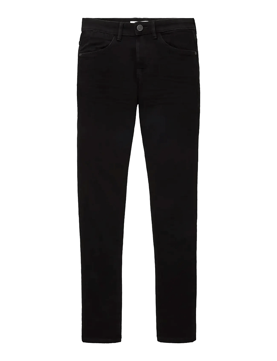 Tom Tailor - Tom Tailor Troy - džinsa bikses ar tievām starām - black black denim - 1