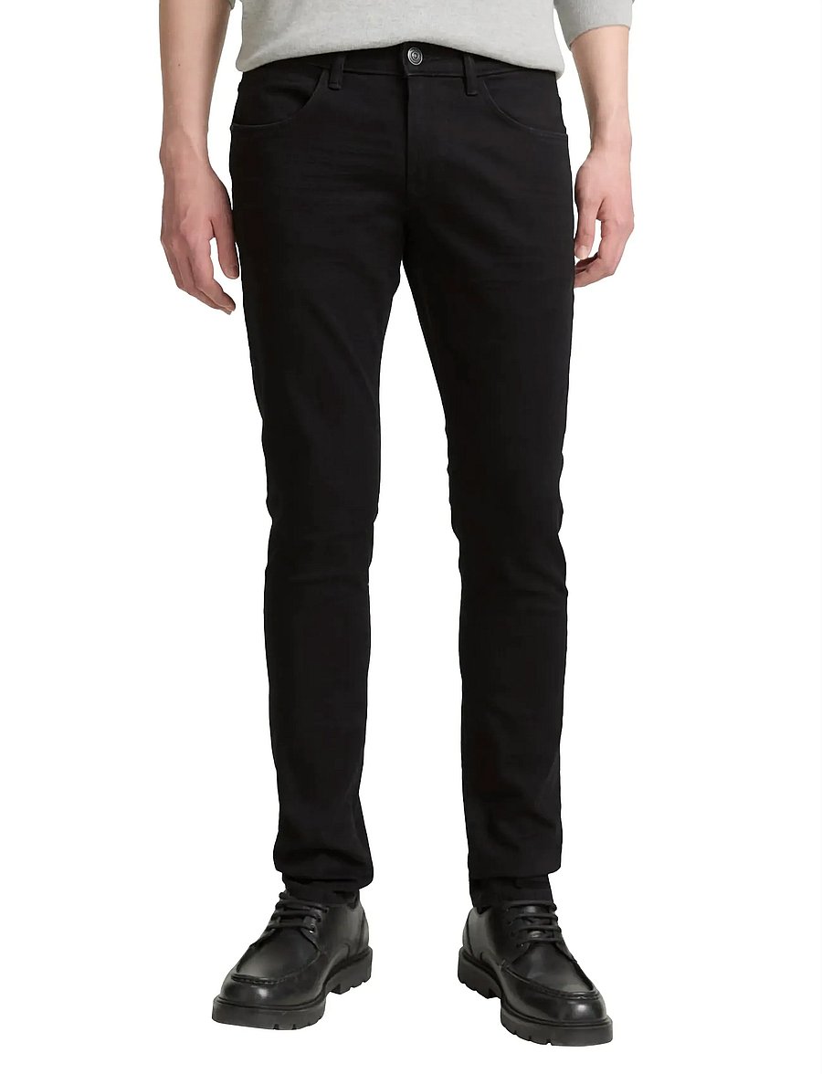 Tom Tailor - Tom Tailor Troy - džinsa bikses ar tievām starām - black black denim - 3