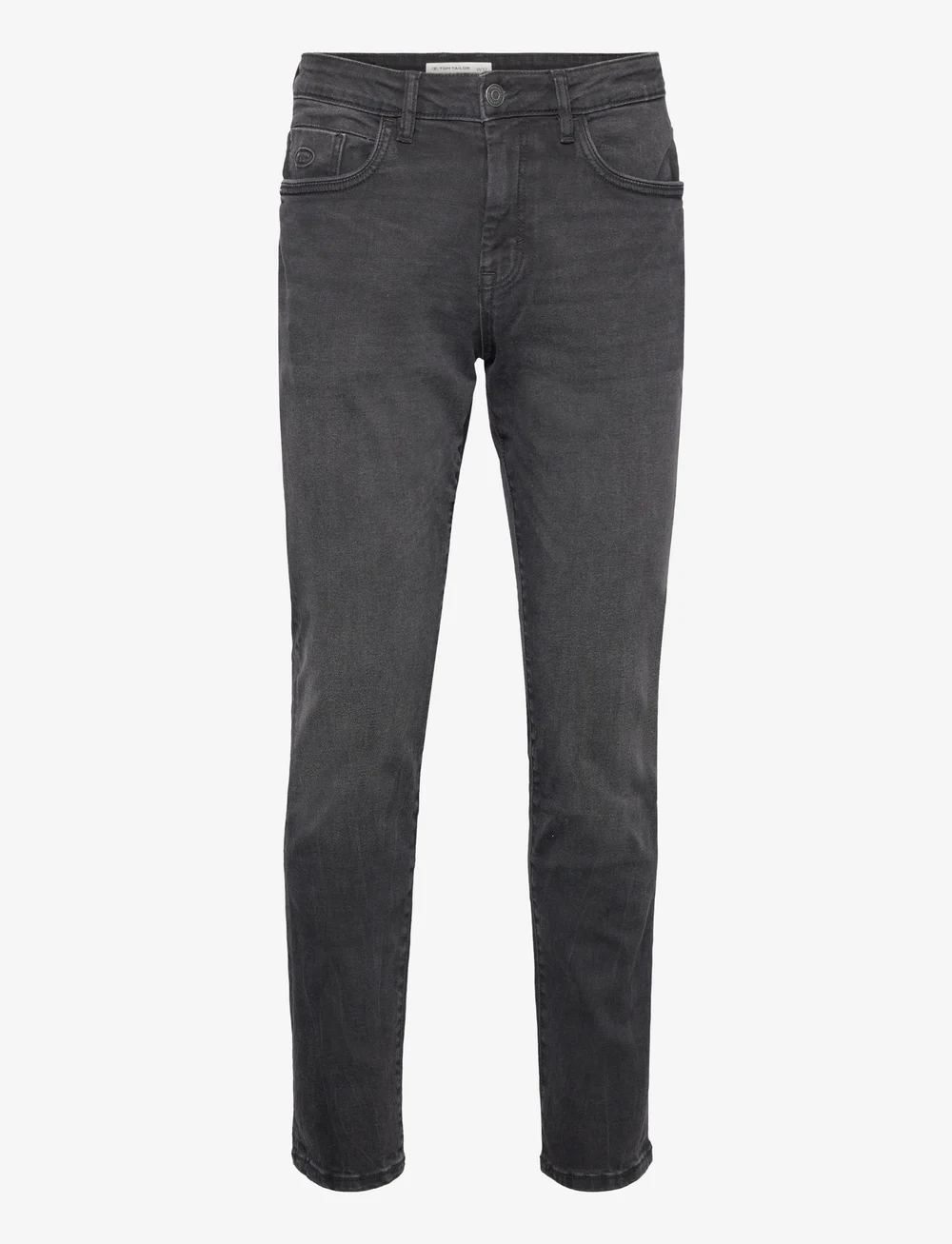 Tom Tailor - Tom Tailor Josh - slim jeans - used dark stone black denim - 1