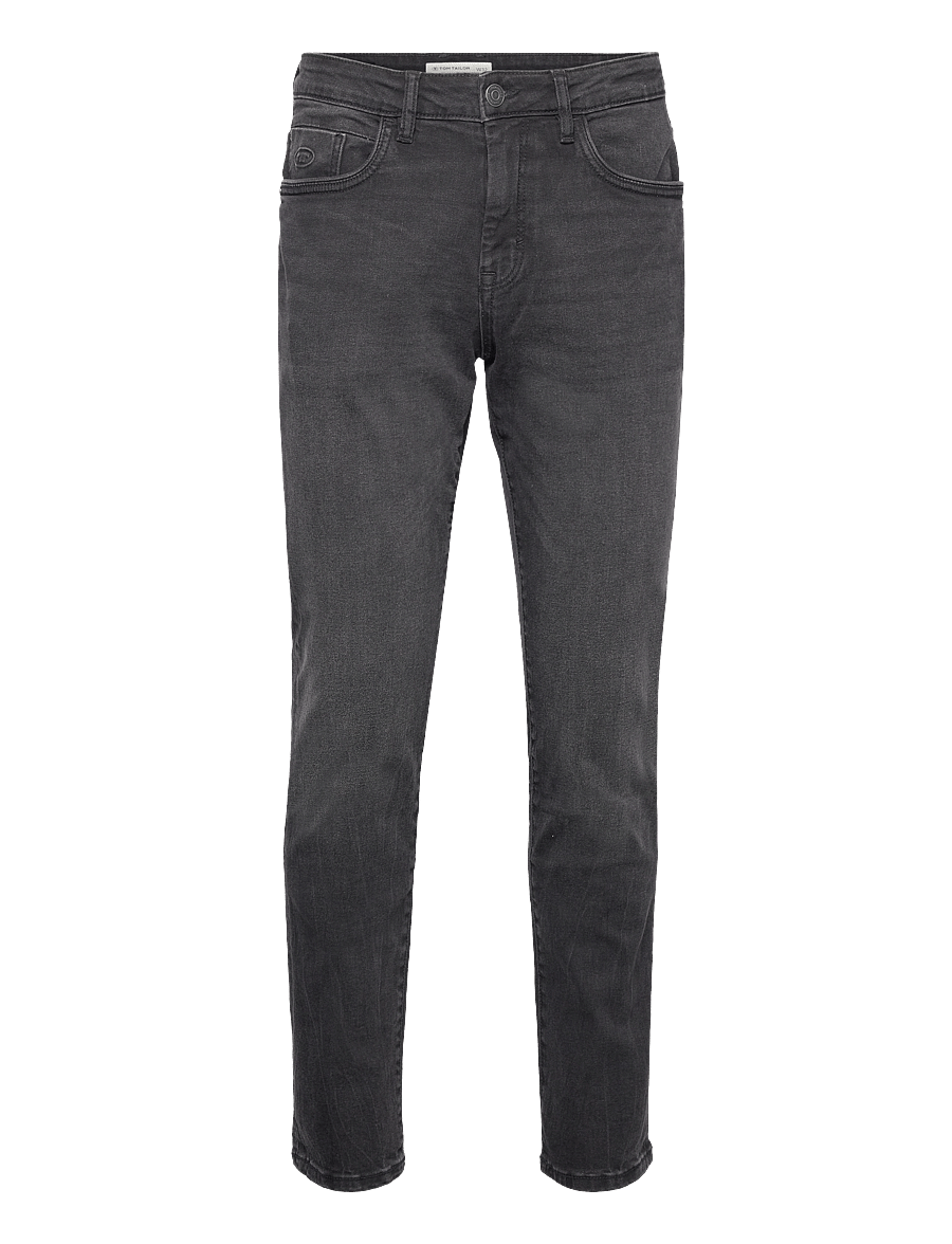 Tom Tailor - Tom Tailor Josh - slim jeans - used dark stone black denim - 1