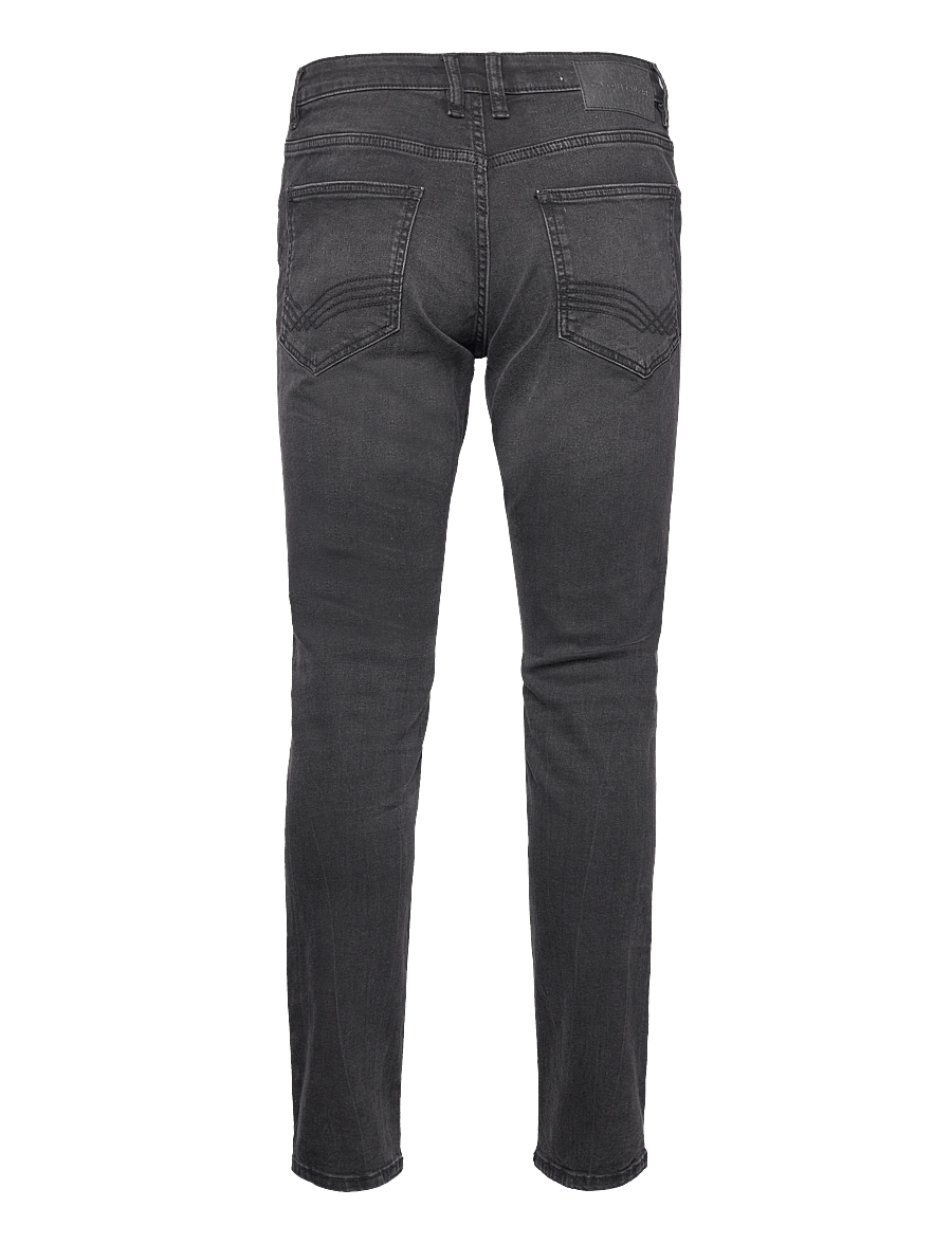Tom Tailor - Tom Tailor Josh - slim jeans - used dark stone black denim - 2