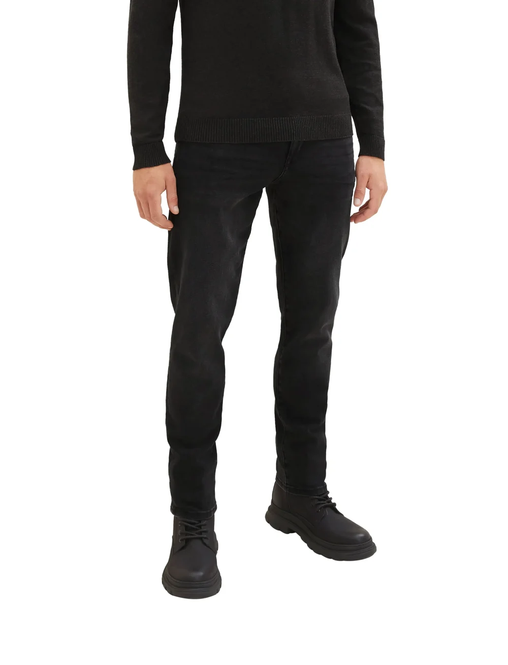 Tom Tailor - Tom Tailor Josh - slim jeans - used dark stone black denim - 3