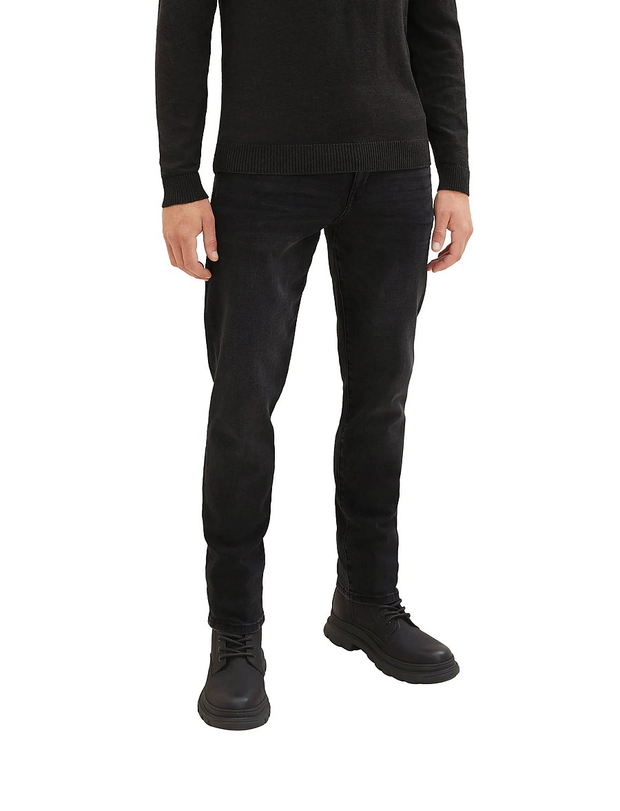 Tom Tailor - Tom Tailor Josh - slim jeans - used dark stone black denim - 3
