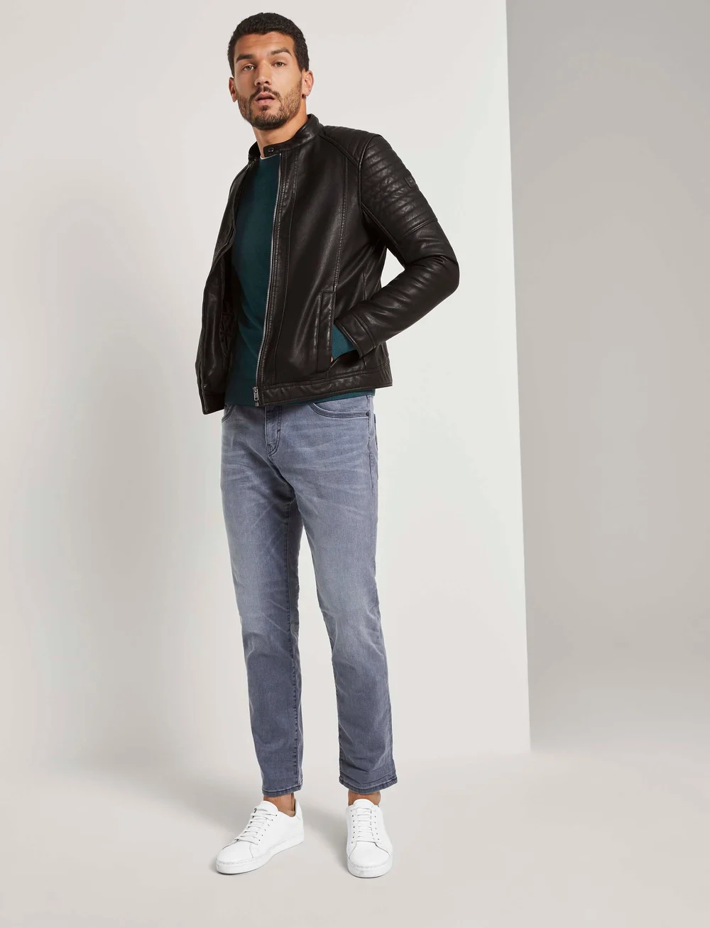 Tom Tailor - Tom Tailor Josh - slim jeans - grey denim - 0