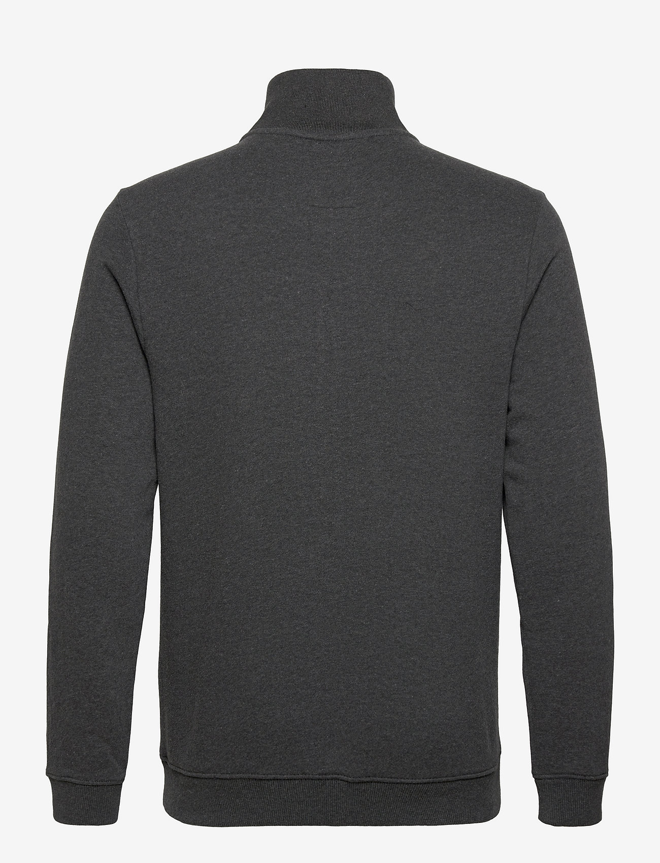 Tom Tailor - sweat jacket with cutline - kollektionen - dark grey melange - 2
