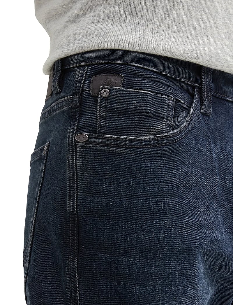 Tom Tailor - Tom Tailor Josh - džinsa bikses ar tievām starām - dark stone blue black denim - 5