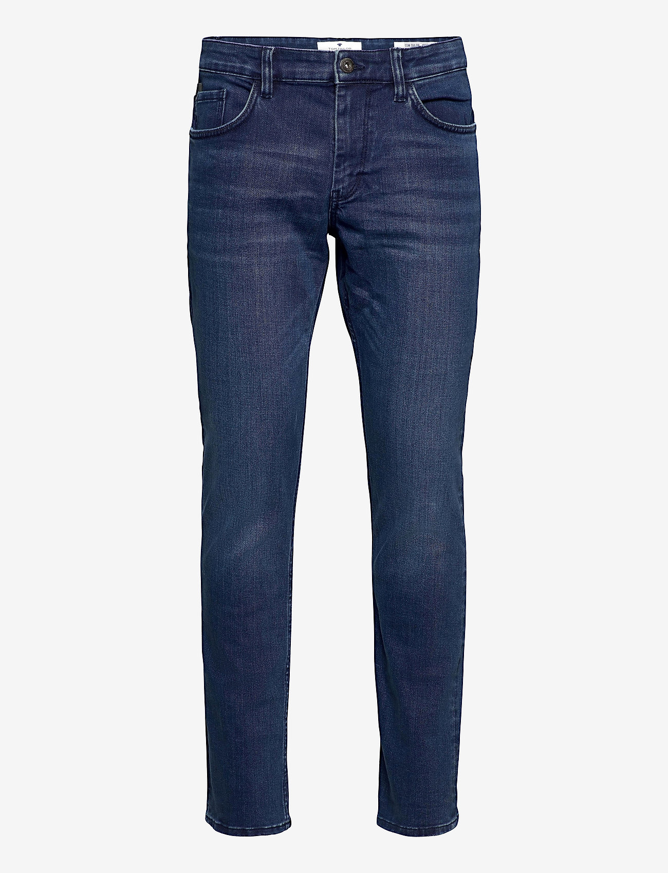 Tom Tailor - Tom Tailor Josh - džinsa bikses ar tievām starām - mid stone blue black denim - 0