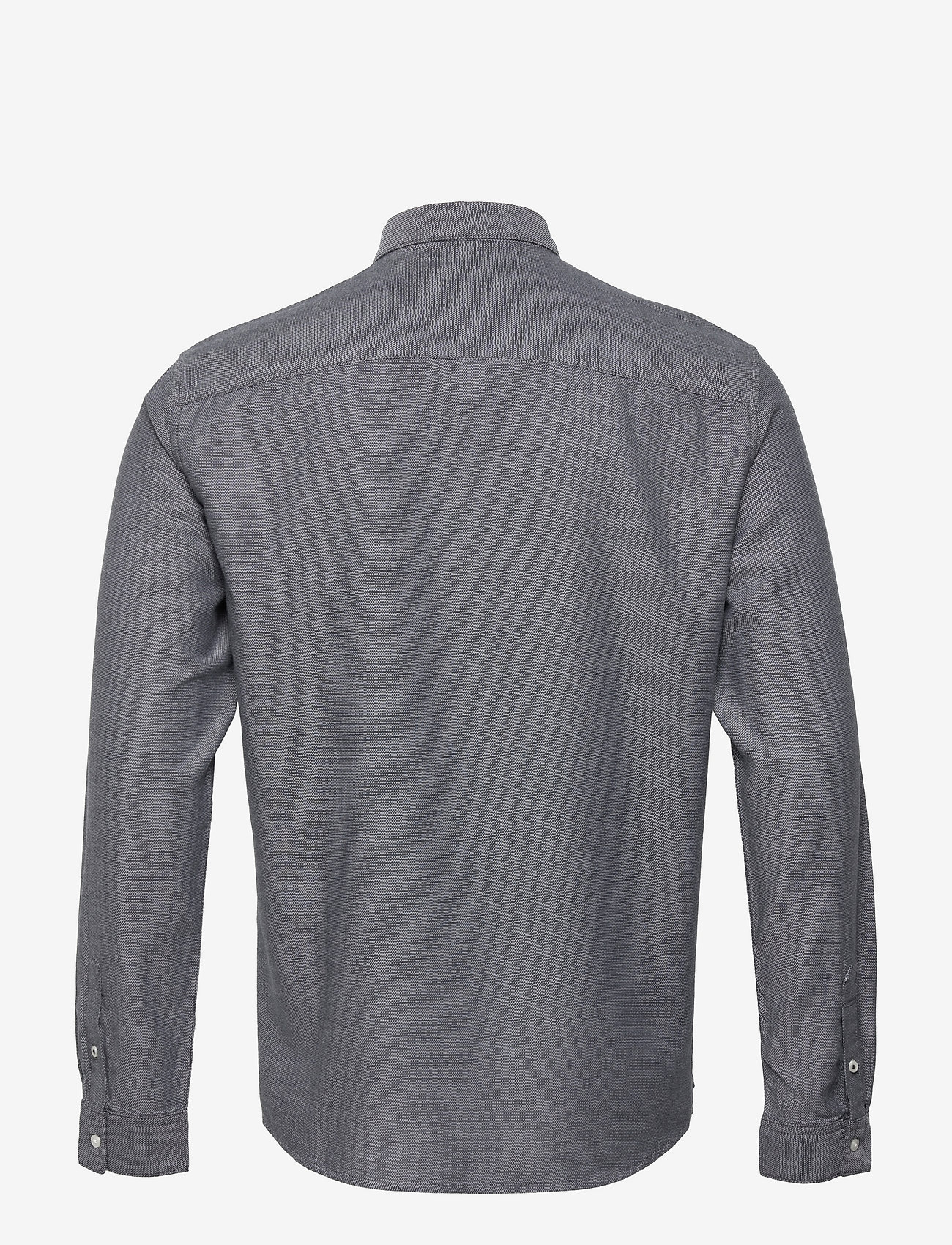 Tom Tailor - shirt with dobby structure - navy white dobby structure - 1