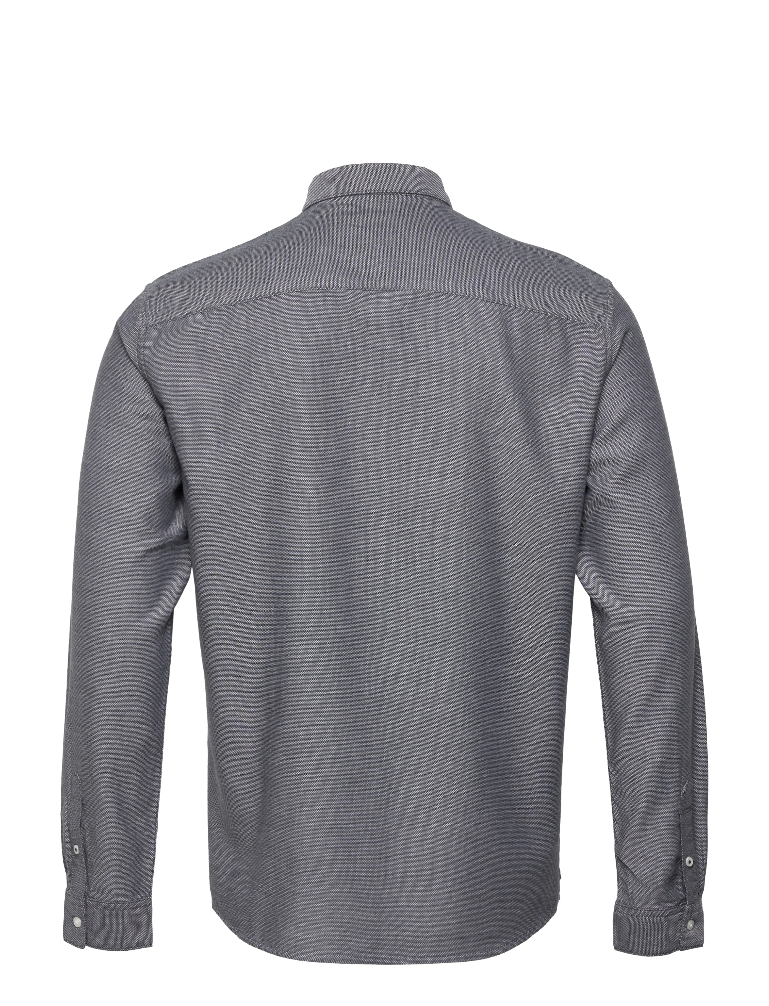 Tom Tailor - shirt with dobby structure - navy white dobby structure - 1