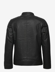 Tom Tailor - fake leather jacket - frühlingsjacken - black - 1