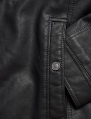 Tom Tailor - fake leather jacket - kevättakit - black - 5