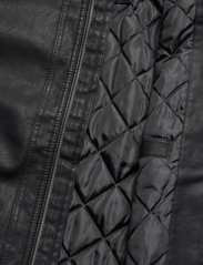 Tom Tailor - fake leather jacket - kevättakit - black - 6