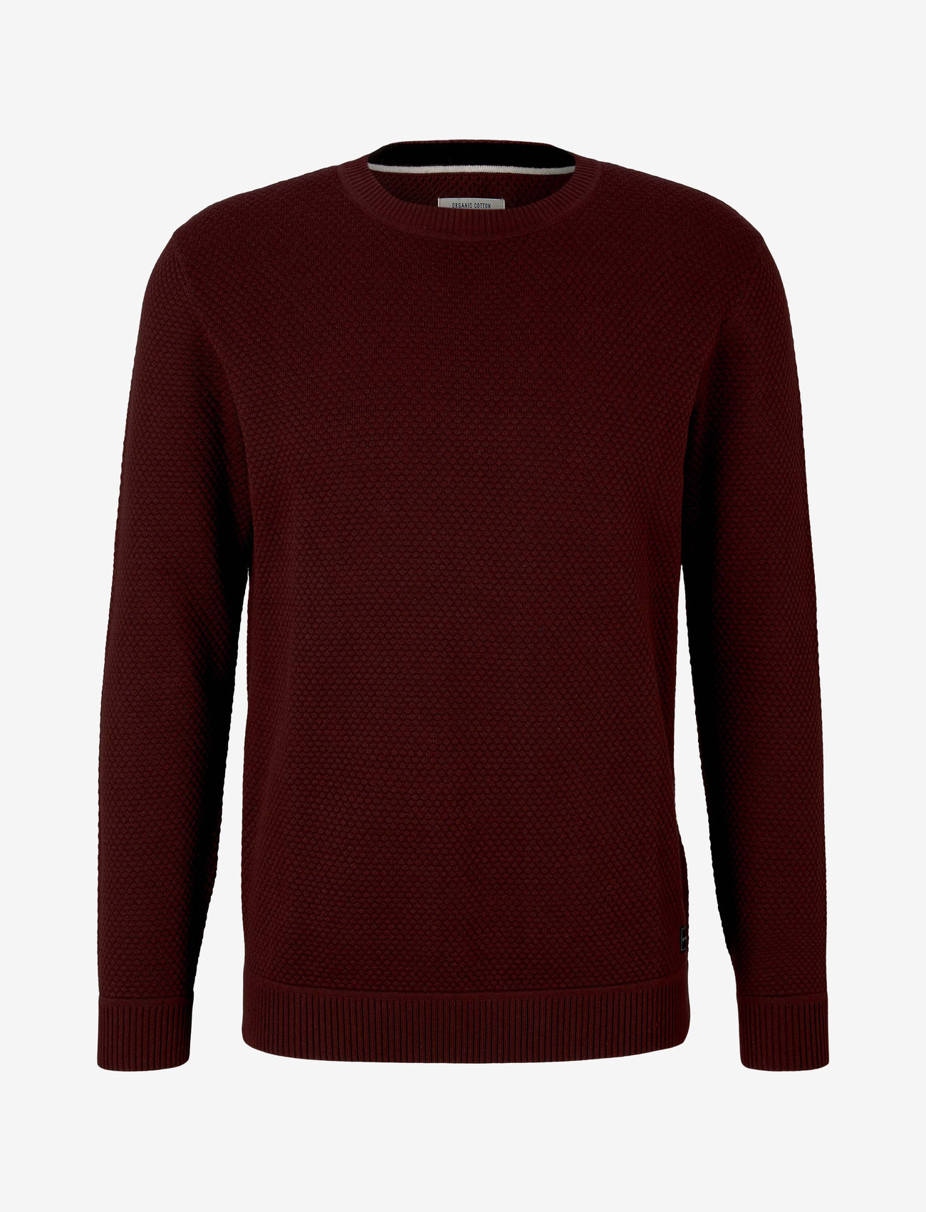 Tom Tailor - structured sweater - decadent bordeaux - 0