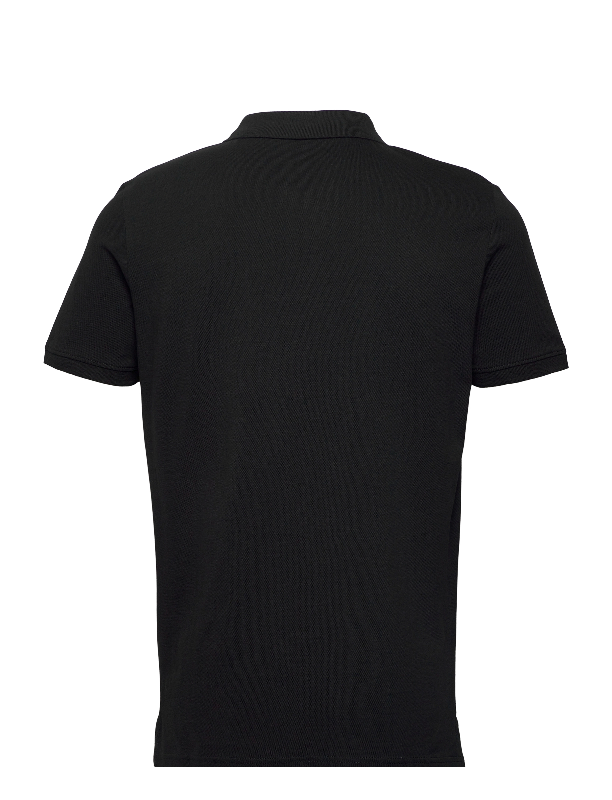 Tom Tailor - basic polo with contrast - stutterma pólóbolir - black - 2