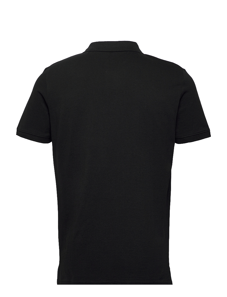 Tom Tailor - basic polo with contrast - polo marškinėliai trumpomis rankovėmis - black - 2