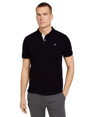 Tom Tailor - basic polo with contrast - short-sleeved polos - black - 5