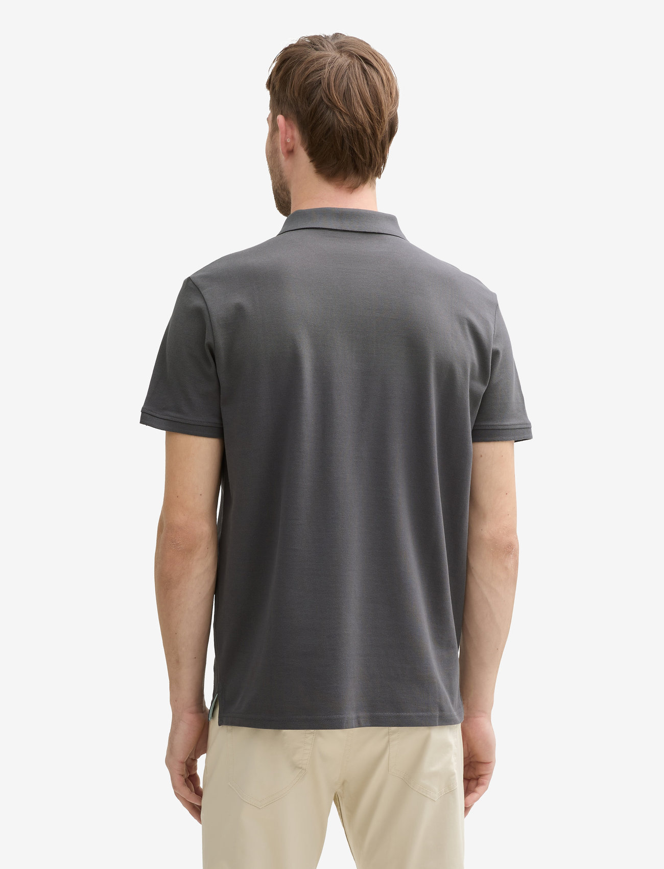 Tom Tailor - basic polo with contrast - die niedrigsten preise - dark shadow - 2