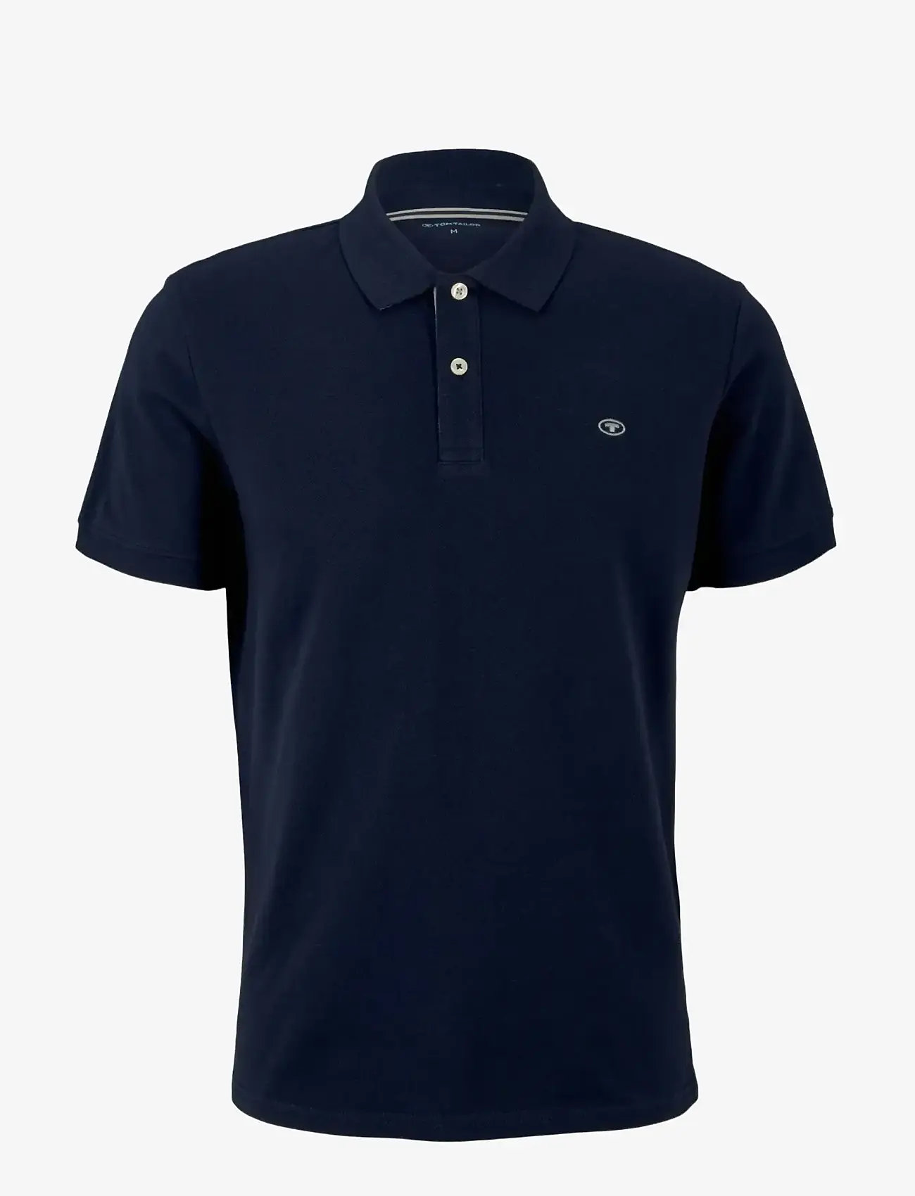 Tom Tailor - basic polo with contrast - laveste priser - sky captain blue - 1