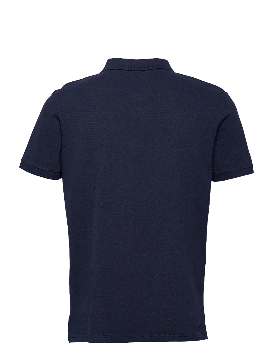 Tom Tailor - basic polo with contrast - lyhythihaiset - sky captain blue - 2