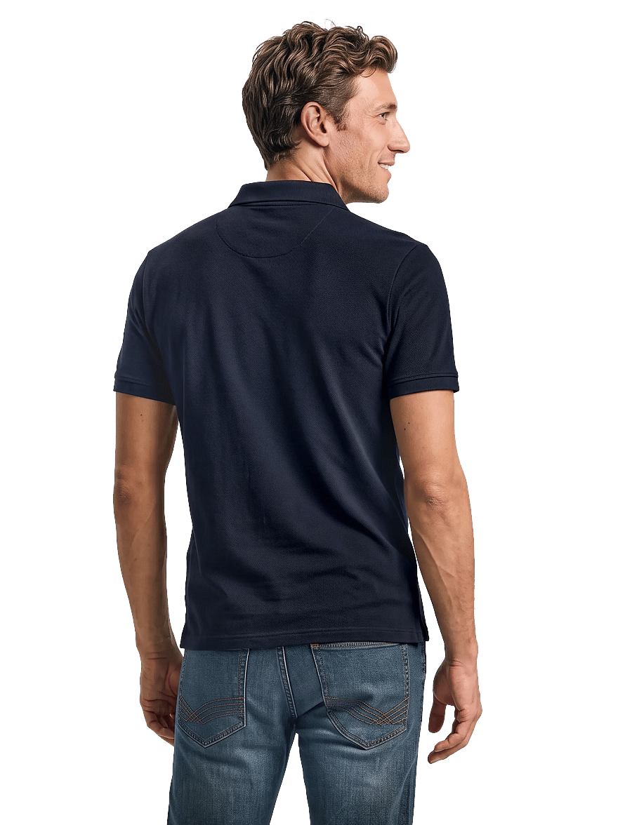 Tom Tailor - basic polo with contrast - short-sleeved polos - sky captain blue - 3