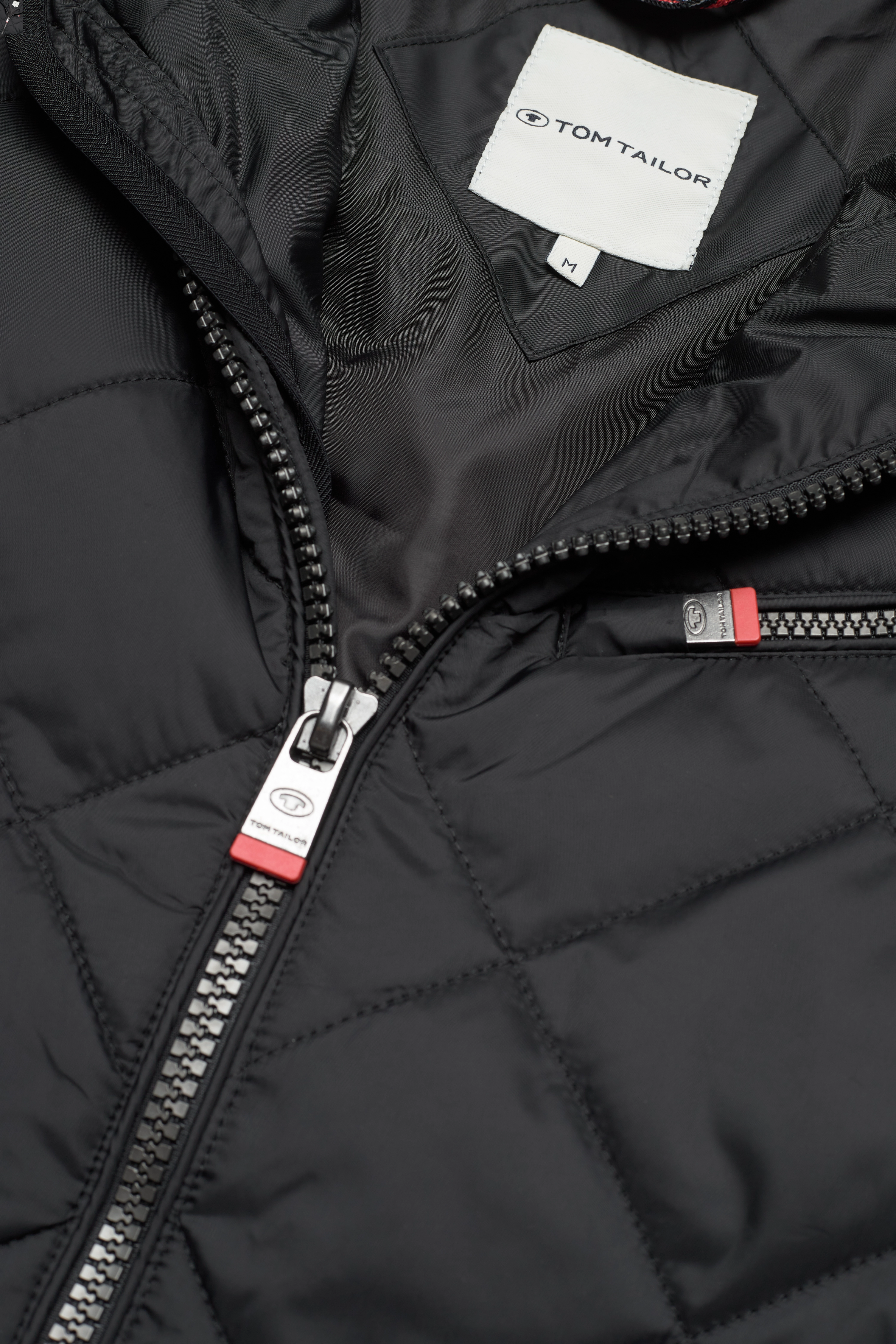 Tom Tailor - quilted biker jacket - black - 3